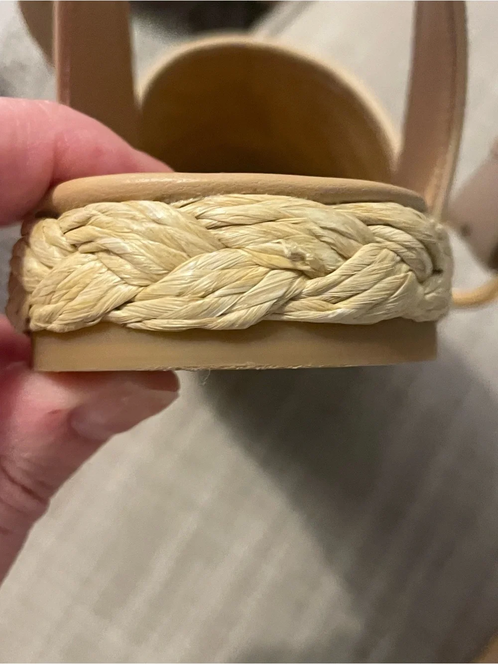 Valentino Embroidered Straw Espadrille Sandals - Beige Floral size 37
